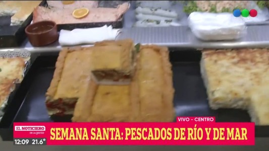 Semana Santa: furor de ventas en pescaderías de la ciudad