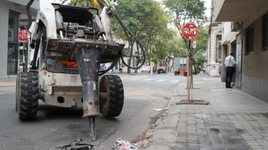 Plan de calles: Comienza la repavimentación de Laprida entre 27 de Febrero y bulevar Seguí