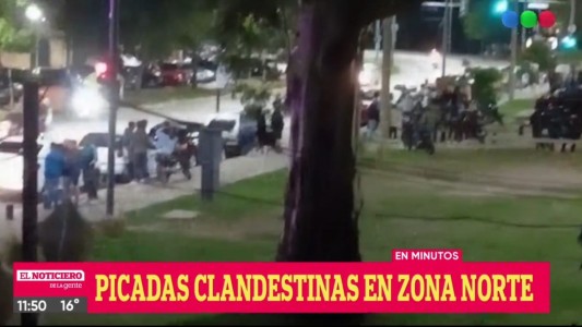 Picadas clandestinas y descontrol en la zona del puente Rosario-Victoria