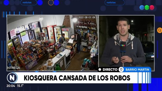 Comerciantes desprotegidos y cansados de la seguidilla de robos