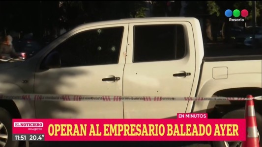 Intervinieron quirúrgicamente al empresario baleado en la puerta de la escuela