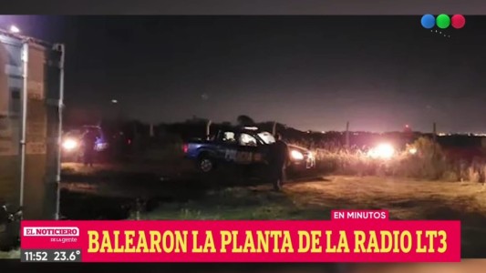 Vandalizaron la planta transmisora de LT3 y dispararon contra un patrullero