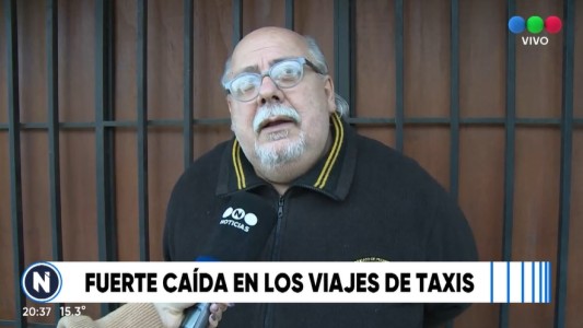 Fuerte caída en los viajes de taxis por la crisis económica