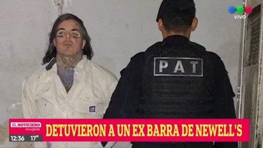 Detuvieron a ex barra de Newell's con dos armas de fuego