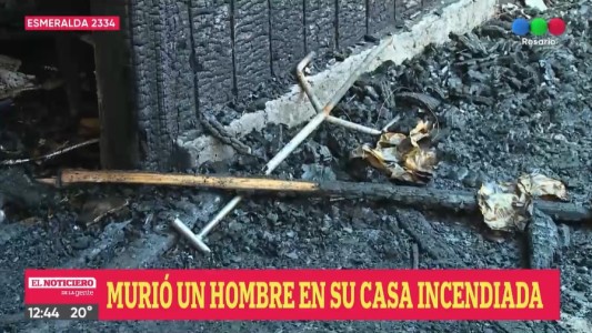 Murió abuelo de 89 años por el incendio de su casa