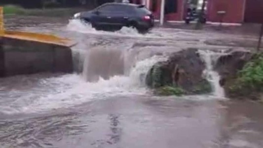 Se inundó Sunchales: en dos horas y media cayeron 140 milímetros