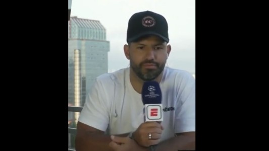 La reacción del Kun Agüero por la decisión de Messi de ir al Inter Miami: "Le mandé la tabla de la MLS"