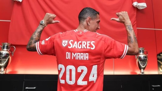 "Volví a mi casa", dijo Di María en su presentación en el Benfica
