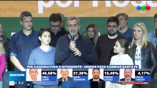 Pablo Javkin: “Ganó el equipo que defiende a la ciudad de Rosario ”