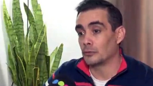 El comisario absuelto en la causa de Franco Casco, a solas con Telefe Noticias