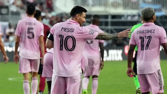 El curioso festejo de gol de Messi dedicado a sus hijos