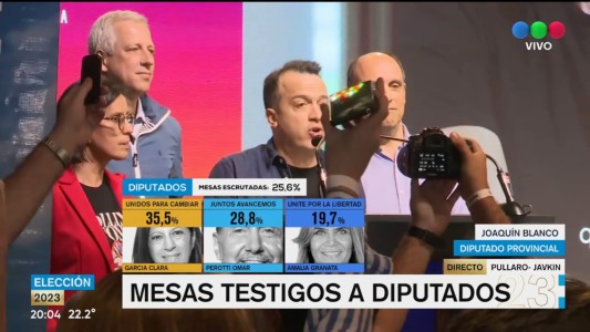 Joaquín Blanco: “Hemos vencido al gobernador en la categoría de diputados, es irreversible”