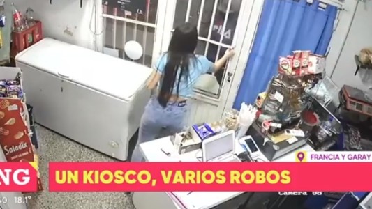 Robos reiterados con amenazas y los mismos delincuentes en un kiosco 24 horas