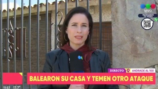 Balearon la casa de una pareja de jubilados en zona sur