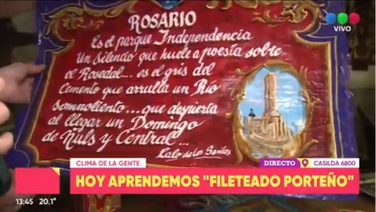 El Clima de la Gente: Fileteado Porteño