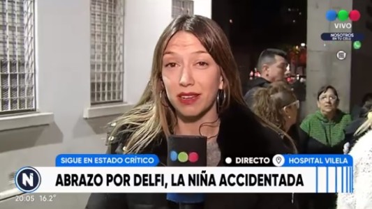Abrazo solidario por Delfina, la niña que pelea por su vida tras choque múltiple en autopista