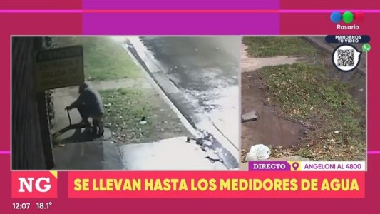 Roban 750 medidores de agua por mes en Rosario