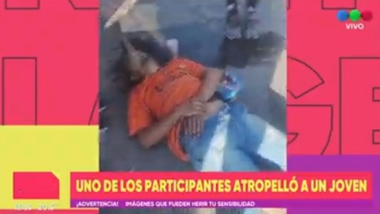 Tras la convocatoria de las motos para el video musical, habrían atropellado a un hombre