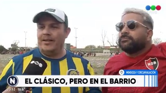 Un partido entre vecinos del barrio para palpitar el clásico rosarino