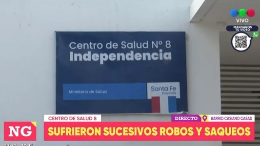 Se robaron los caños de agua de un Centro de Salud y no pueden atender a los pacientes