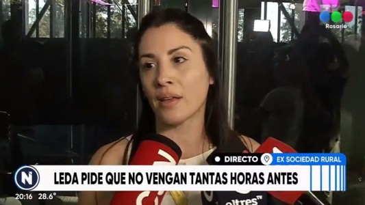 Calor, furia y descontrol con más de 120 fieles descompensados para ver a Leda