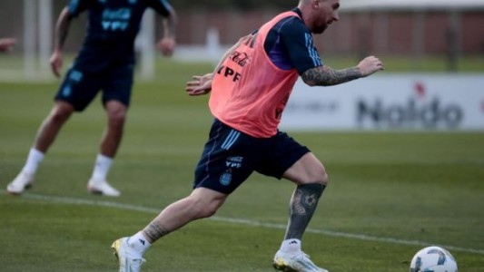 Eliminatorias: Messi no mostró signos de molestia y sería titular ante Paraguay
