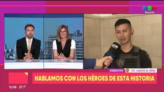 Policías salvaron a una beba de seis meses de morir ahogada