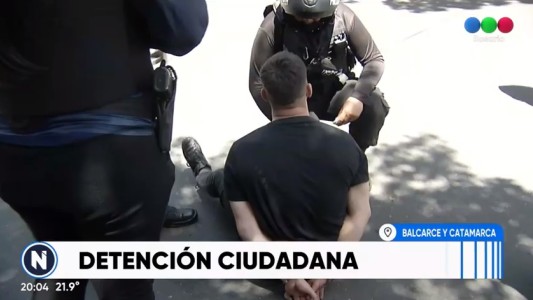 Detención ciudadana a ladrón que robó con inhibidor de alarma