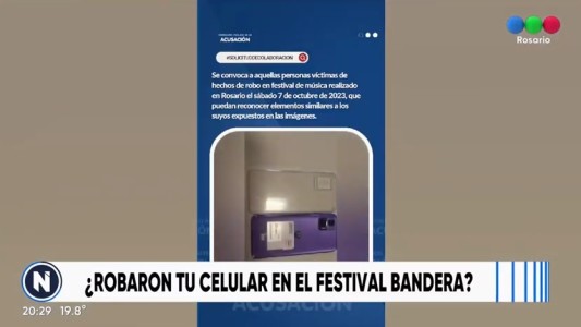 Fiscalía convoca a reconocer celulares robados en el Festival Bandera