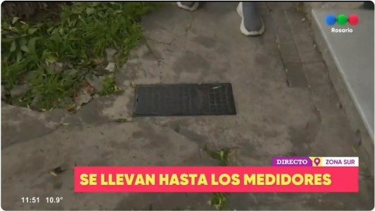 Insólito: robo de medidores en zona sur frente al Ex Batallón 121
