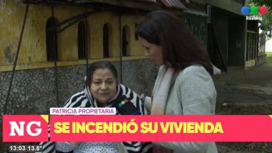 Se prendió fuego su casa y sospecha que fue intencional