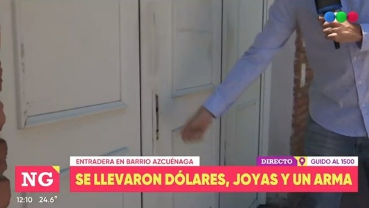 Robo millonario durante una entradera en una casa de barrio Azcuenaga