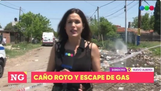 Preocupación por un escape de gas en Nuevo Alberdi