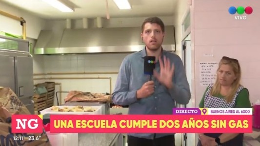 Una escuela cumple dos años sin gas natural y no puede cocinar normalmente para casi 900 chicos