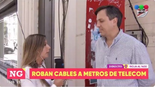 Robaron cables de teléfono en pleno centro y dejaron incomunicada a toda la zona