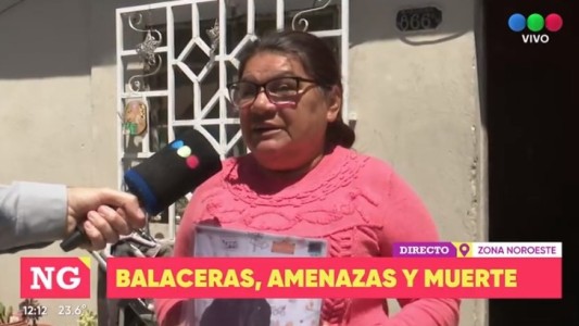 Olga, luego de enterrar a su hija otra vez le balearon su casa pide justicia por sus nietos huérfanos
