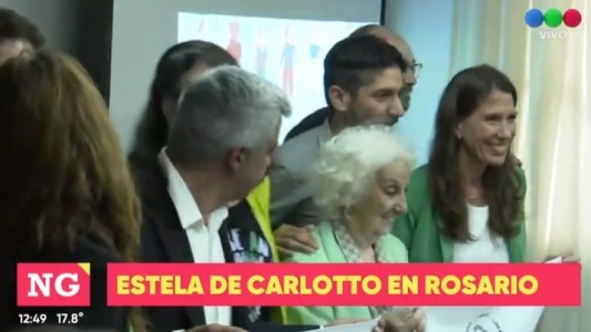 Estela de Carlotto en Rosario en la inauguración de una nueva Sede de Abuelas de Plaza de Mayo