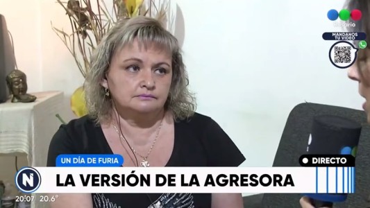 La otra versión del video viral: "El médico se golpeaba la cabeza contra el volante"