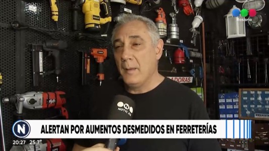 Ferreteros denuncian aumentos de hasta el 400 por ciento en productos del sector