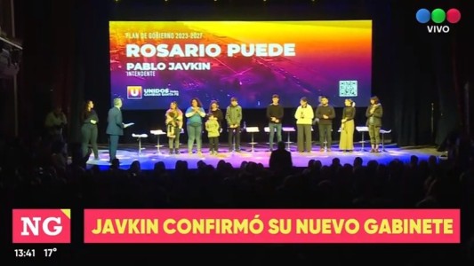 Pablo Javkin presentó su nuevo gabinete de cara al próximo mandato