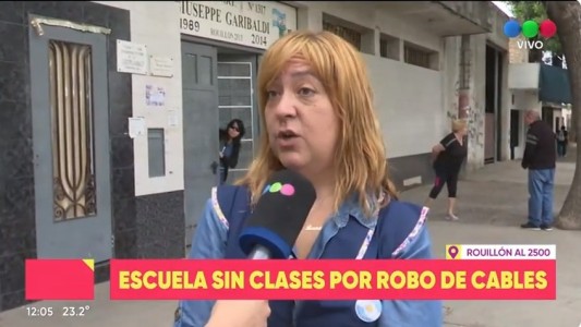 La escuela Giuseppe Garbaldi sin clases por robo de cables y acto fin de curso suspendido