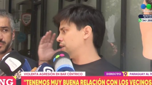 El hombre agredido se encuentra "bien, está estable", según el encargado del bar