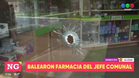 Balearon la farmacia al intendente de Alvear