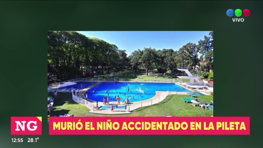 Murió el nene que se había ahogado en la pileta el Jockey Club