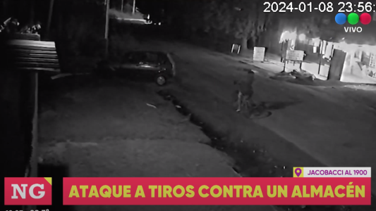 Ataque a tiros en bicicleta