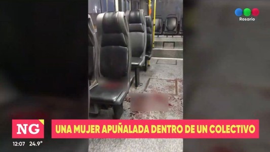 Una mujer fue apuñalada en un colectivo