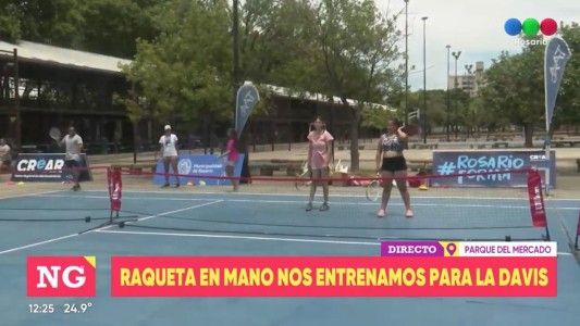 Palpitando la Copa Davis: Los más chicos dan sus primeros pasos en el tenis
