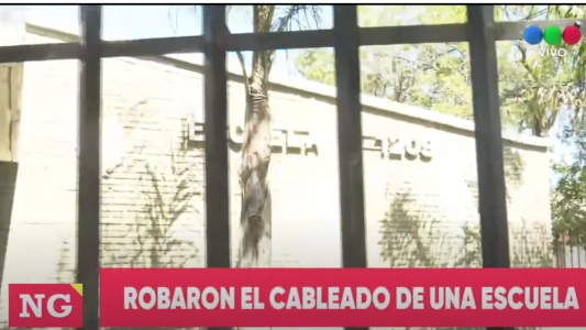 Roban el tendido eléctrico en una escuela por tercera vez en la misma semana