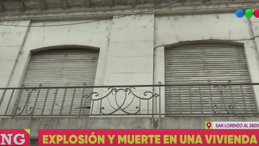 Explosión y muerte en una vivienda de San Lorenzo al 2800