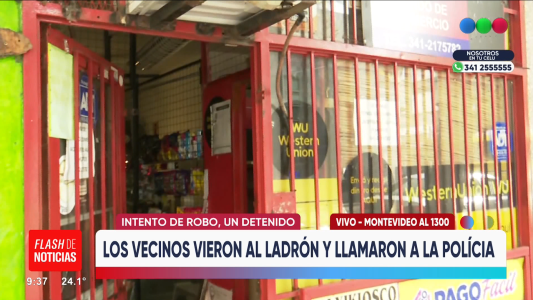 Un detenido en un intento de robo a un kiosco